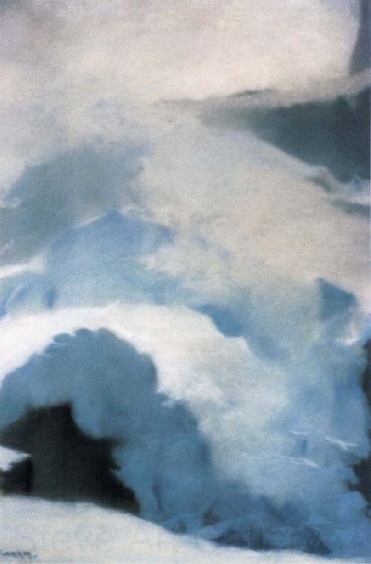 William Stott of Oldham Turquoise Glacier Norge oil painting art